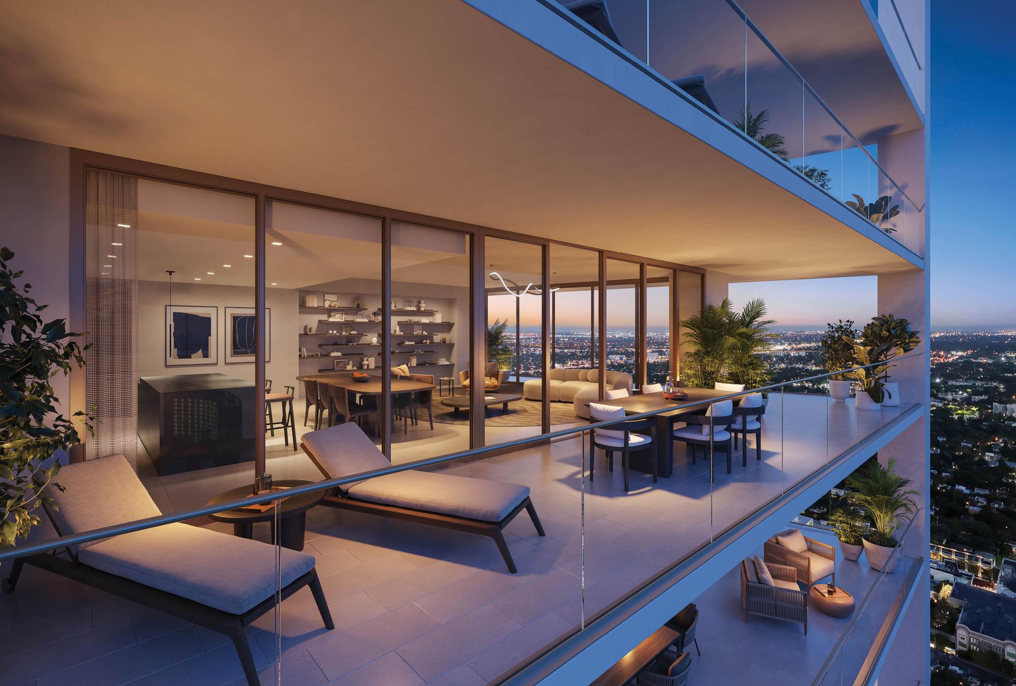 Jean-Georges Miami Tropic Residences residence balcony